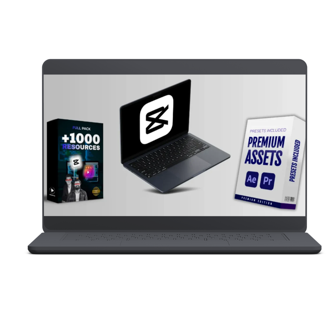 Capcut Mastery Course + Full Pack of Video Editing Assets + Premium Assets